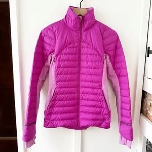 LULULEMON pink fluff off jacket